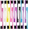 YOOHUA 24PCS Hair Edge Brush, Double Sided Edge Control Hair Comb Eyebrow Brush Smooth Comb Grooming (8Colors)