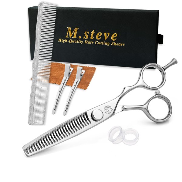 Thinning Shears for Hair Cutting 6",Professional Hair Thinning Scissors Handmade with Barber texturizing 26 Teeth Shears,Hair Cutting Scissors for Salon/Home Use