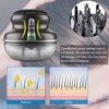 Oradrem Scalp Applicator Comb for Hair Scalp Treatment,Rolling Ball Applicator Brush Hair Loss Apply to Various Brands Hair Groth Serum Oil (Gray)