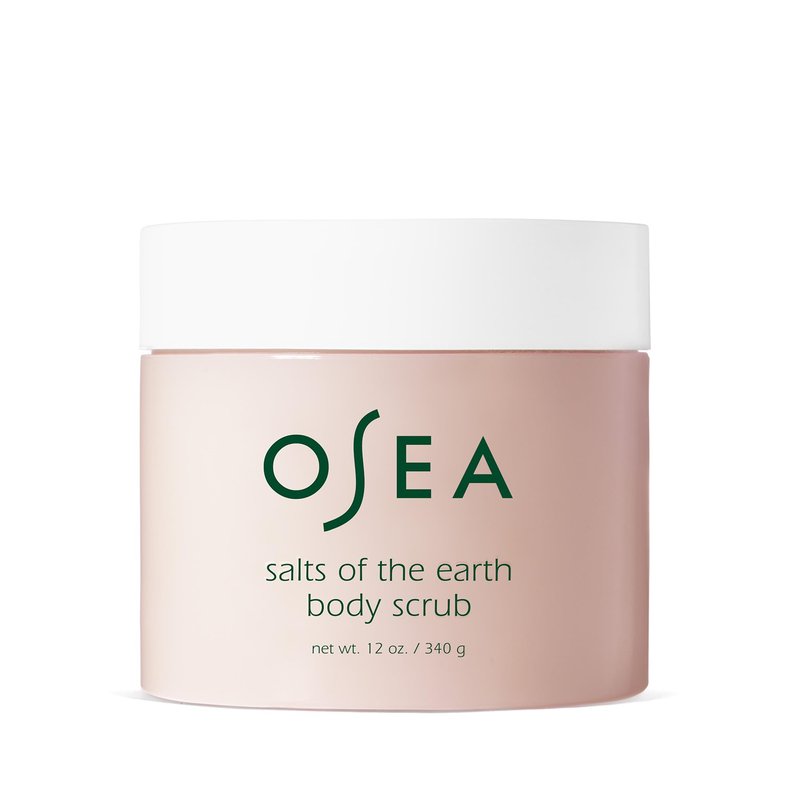 OSEA Salts of the Earth Body Scrub 12 oz - Pink Himalayan Salt Scrub - Gentle Body Exfoliation Sk...