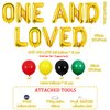 One & Loved 1st Birthday Balloon Banner Reggae 1st Birthday Party Decorations Jamaican Rastafari Birthday Decorations for Kids Boys Girls Reggae Music 1st Birthday Party Supplies