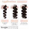SEGO 14 Inch Tape In Hair Extensions 20pcs 40g /Dark Brown-Body Wave//Ombre 100% Remy Human Hair Balayage Rooted Hair Invisible Seamless Skin Weft Double Side Tape for Women