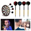 Accmor 12 Pcs Darts Plastic Tip, Soft Tip Darts Set, 14g Plastic Tipped Dart, Attach Extra 36 Black 2BA Replacement Tips, Soft Tip Darts for Electronic/Plastic Dartboard