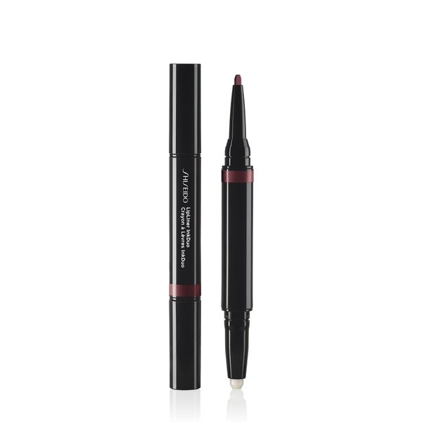 Shiseido LipLiner InkDuo (Prime + Line), Plum 11 - Primes & Shades Lips for Long-Lasting, 8-Hour Wear - Minimizes the Look of Fine Lines & Unevenness - Non-Drying Formula