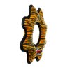 TUFFY - World's Tuffest Soft Dog Toy - MEGA Gear Ring - Squeakers - Multiple Layers. Made Durable, Strong & Tough. Interactive Play (Tug, Toss & Fetch). Machine Washable & Floats. (Tiger 2 Pack)