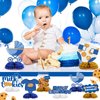 Sonwyoung 12 Pcs Milk and Cookies 1st Birthday Party Decorations Milk and Cookie Table Decor Baby Shower Happy Birthday Honeycomb Centerpieces Table Decorations for 1st Birthday Party Supplies