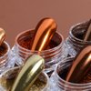 Chrome Nail Powder Set, 6 Maillard Colors Metallic Brown Chrome Nail Powder Mirror Effect Brown Pigment Chrome Powder Manicure Nail Glitter Dust with Sponge Applicators