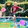 COSOOS 6 Pack Reusable Water Balloons for Kids, Summer Toy Water Toy for Boys Girls, Pool Beach Toys for Kids 3-12, Outdoor Activities Water Games Toys Self Sealing Refillable Water Balloons for Fun