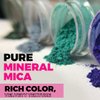 Concrete Minerals Eyeshadow, Silky- Smooth and Highly Pigmented, Longer-Lasting With No Creasing, 100% Vegan and Cruelty Free, Handmade in USA, 8 Grams Loose Mineral Powder (Peacock)