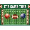 Football Backdrop It's Game Time Party Backdground Football Birthday Banner Touchdown Football Party Decorations Boy Birthday Party Backdrop 7x5FT