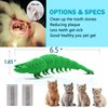 Adusa Interactive Cat Toys Catnip Toys Cat Toothbrush Chew Toys,100% Natural Rubber Bite Resistance Catnip Cat Treat Toys,Crayfish Shape Cats Teeth Cleaning Dental Care Toys