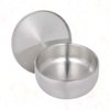 ARTIBETTER Stainless Steel Shaving Bowl with Lid Shaving Soap Bowl Mens Shave Soap Cup For Shaving Soap & Cream(Silver)