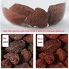 Tfwadmx 10 Pack Aquarium Red Lava Rock Fish Tank Volcanic Pumice Stones for Fish Shrimp Betta(1.18''-1.96'')