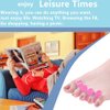ZaxSota Pedicure Toe Separators,Toe Separators for Nail Polish, Toe Nail Separator, Repeatable Washable Toenail Dividers to Relieve Orthopedic Bunion,2 Pairs