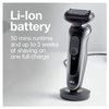 Braun Electric Razor for Men, Waterproof Foil Shaver, Series 5 5050cs, Wet & Dry Shave, with Beard Trimmer and Body Groomer, Rechargeable, Charging Stand Included, Blue