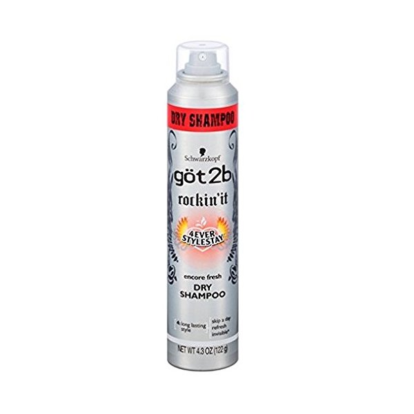 got2b Rockin' It Dry Shampoo, Encore Fresh 4.3 oz (Pack of 2)