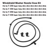 for Ford Super Duty Windshield Washer Nozzle Hose Kit, Compatible with Ford Super Duty F250 F350 F450 2011 2012 2013 2014 2015 2016, BC3Z-17K605-B Washer Hose + BC3Z-17603-A Washer Nozzle Jets