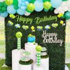 Cheereveal Pickleball Happy Birthday Banner with Garland - Funny Pickle Birthday Party Decorations, Sports Theme Party Supplies Decor
