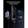 UGREEN 65W USB C Charger Nexode X Series, 3-Port PPS Ultra Compact Fast GaN Foldable Wall Charger for MacBook Pro/Air, iPhone 16/15, iPad Pro, Galaxy S24/S23, Pixel 8, Steam Deck