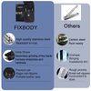 FIXBODY Nail Clipper Set – Fingernails Clippers & Toenails Clippers & Nail File, Nail Cutter, Nail Clippers for Men, Finger Nail Clippers for Adult, Fingernail Clippers for Women