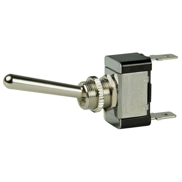 BEP 1002013 SPST Chrome Plated Toggle Switch - Off/On