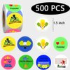 Oringaga 500 Pieces Pickleball Themed Party Decorations Labels Roll Stickers-Pickleball Sport Party Supplies Decorations Birthday Party Favors Decor DIY Sticker Labels