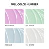 MAEPEOR Moisturizing Face Primer 4 Colors Long Lasting Matte Face Primer For Neutralizing Uneven Skin Tones & Brightening Complexion (01 Purple)