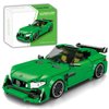 ExultationToy 332 Pcs Super Sports Car Toy Building Set, 4 Different Wheel Rim Designs, MOC Building Blocks Cars for Adults, Teens, Boys Ages 8-12