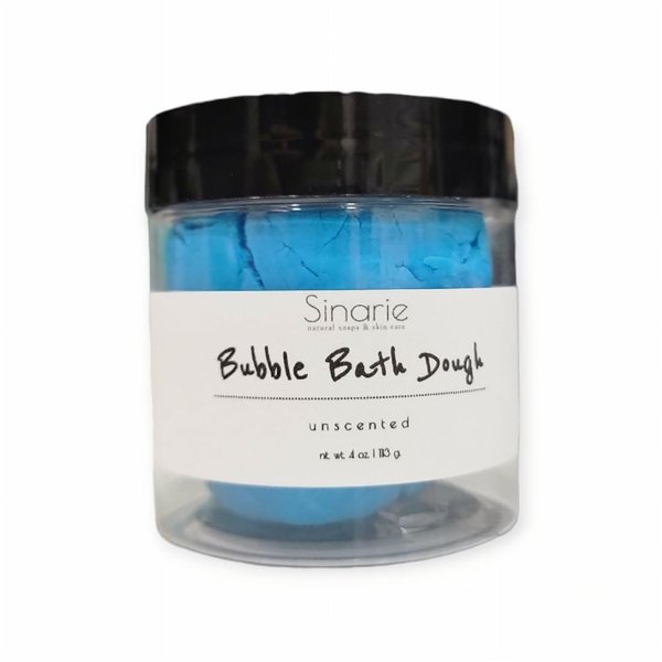 Bubble Bath | Bubble Bath Dough | Bath Melts | Bath Dough | Bubble Bath Colors | Sensitive Skin | Fun for Kids | Bubble Bath Fun | Soap dough (Lemon, Blue, 4 oz.)