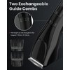 Sejoy Hair Clipper, Hair Clippers for Men Cordless Rechargeable Beard Trimmer LED Display Hair Clippers for Men Women Children Home Haircut with 2 Replacement Blades