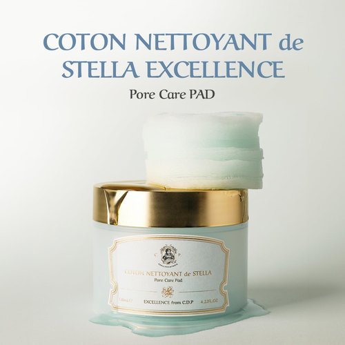 [CHALLANS de Paris] Coton NETTOYANT de Stella Facial Toner Pads Pore Care, Tightening, Sebum Removal, Hydration Boost, Retinol, Anti Sebum P, Panthenol 50 Pads