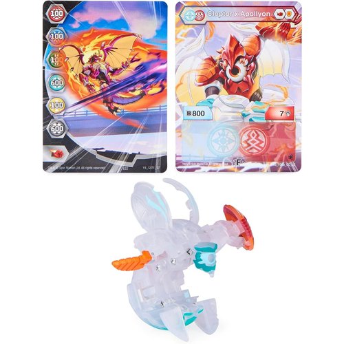 Bakugan Legends 2023 Cloptor x Apollyon 2-inch Core Collectible Figure and Trading Cards