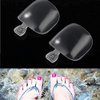 600Pcs Clear Toe Nail Tips, Rosy Finch 12 Size Fake Toenails for Acrylic Tips False Nails Full Cover DIY Foot Nails