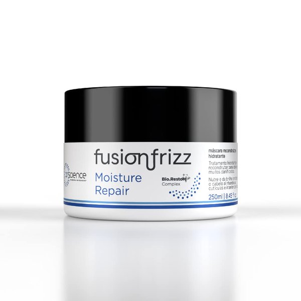 BR Science | Fusion Frizz Moisture Repair Hair Mask | Moisturizing And Reconstructive Treatment For Damaged Hair | 250 ml / 8.45 fl.oz.