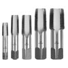 HORUSDY 5-Piece NPT Pipe Tap Set, Sizes Includes 1/8", 1/4", 3/8", 1/2" and 3/4"