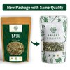 SPICES VILLAGE Dried Basil (2.3 oz) - All Natural Fresh Basil Leaves, Sweet Dry Basil Herbs, Pure Mediterranean Seasoning - Kosher Certified, Gluten Free, Non GMO, Resealable Bulk Bag