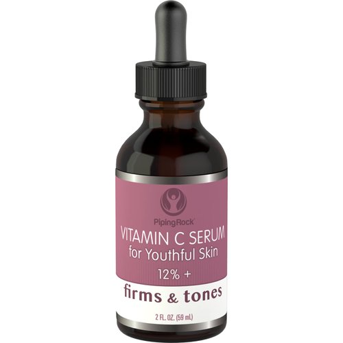 Vitamin C Face Serum | 2 fl oz | Firming and Toning for Skin | Paraben and SLS Free | By Piping Rock