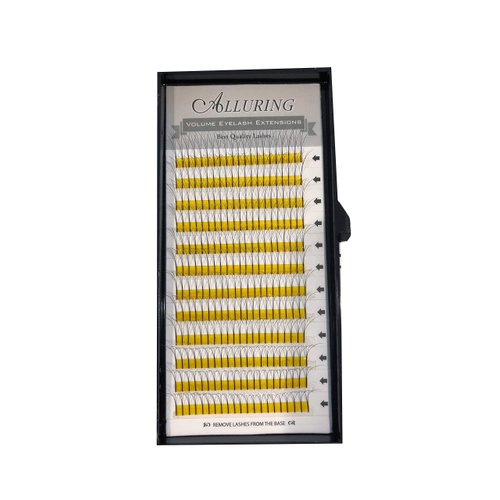 Alluring Volume W 3D Lashes C Curl .07mm Mixed Size Eyelash Extensions (Assorted 7mm-15mm) Type 2