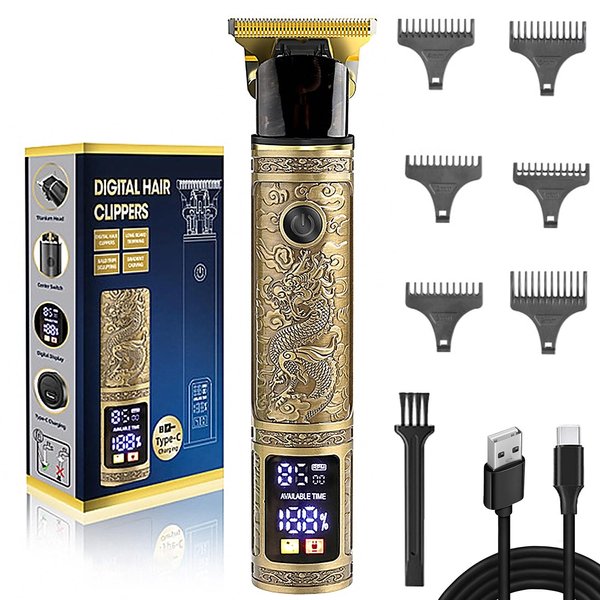 DR DRACLISS 2Hair Clippers for Men,Cordless Zero Gapped T-Blade Hair Trimmer for Men, Three Speed Variable Beard Trimmer,Liners Edgers Hair Clippers for Men,Woman,Children