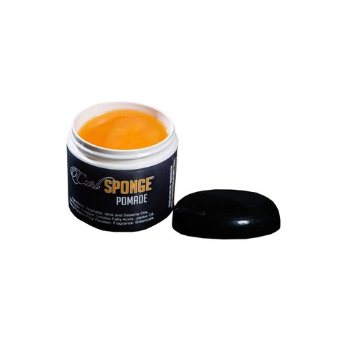 CurlSponge Pomade Hair food w/Silk Protein Shine Gloss Medium Hold