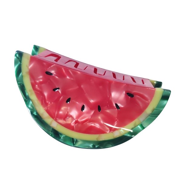 Watermelon Claw Clips,Cellulose Acetate Hair Clips,Small Claw Clips for Women