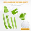 GOOACC 5PCS Auto Trim Removal Tool Kit No-Scratch Removal Tool Kit for Car Audio Dash Panel Window Molding Fastener Remover Tool Kit-Green
