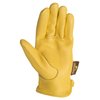 Wells Lamont Men's Deerskin Full Leather Light-Duty Driving Gloves (962S), Gold,Small