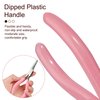 Acrylic UV Gel Tips Sculpting Tweezers Clip Nail Pincher Tool Kit, Stainless Steel Nail Shaping Nippers C Curve Nail Art Tools for Manicure and Pedicure