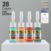 Solong Tattoo Ink Set 28 Colors Pigment Kit 1/6oz (5ml) Tattoo Supply Ink for Tattoo Kit TI1001-5-28