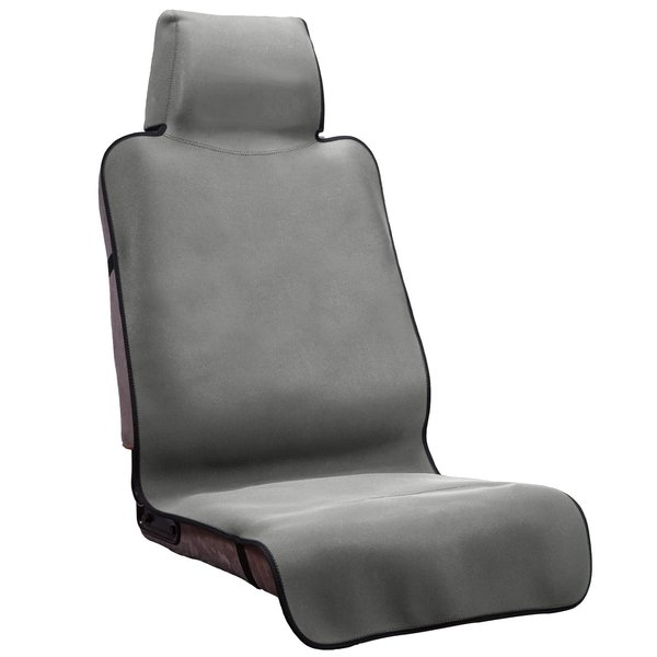 DREAMANIA Waterproof Seat Cover, Upgraded Neoprene Sweat Carseat Protector, Perfect for Universal Anti-Slip Car Truck SUV Seat, Ideal for Surfing Yoga Gym Workout, Gray