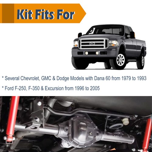 36487 Front Inner Axle Shaft Seal for Dana 50/60/61 Axles Replaces for 36487 (2PCS)