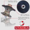 Stadea Diamond Router Bit Granite Diamond Profile Wheel - Full Bullnose Half Round Countertop Edge Profile Router Bits V40 for Granite Stone Concrete Counter Edges
