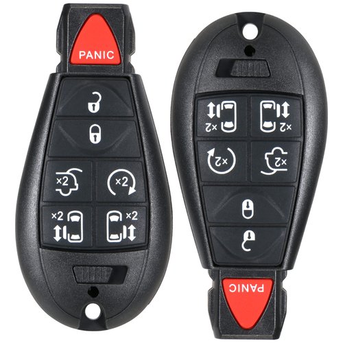 Keyless Remote Smart Key Fob Replacement Fit for Chrysler Town and Country 2008-2016, Dodge Grand Caravan 2008-2020, M3N5WY783X, IYZ-C01C Part # 267F-5WY783X 2701A-C01C