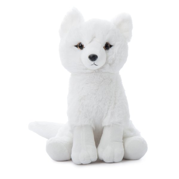 The Petting Zoo Arctic Fox Stuffed Animal, Gifts for Kids, Wild Onez Zoo Animals, Arctic Fox Plush Toy 12 inches
